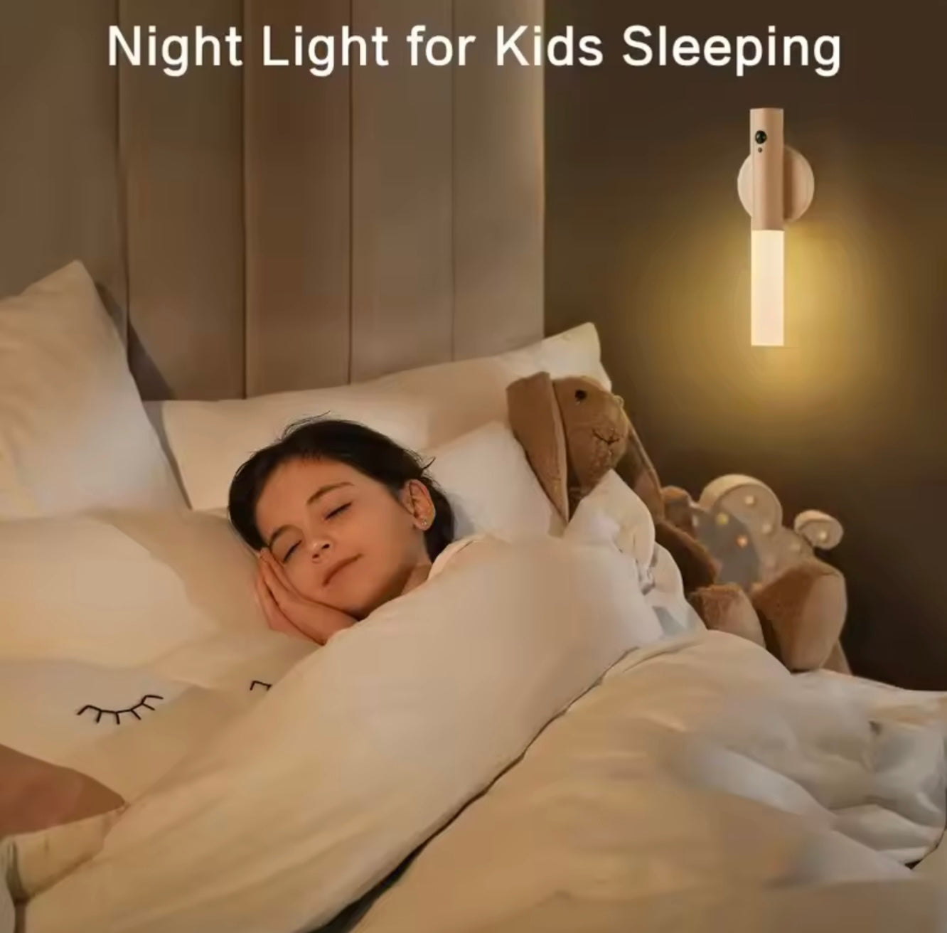 Smart Motion Sensor LED Night Light – Rechargeable