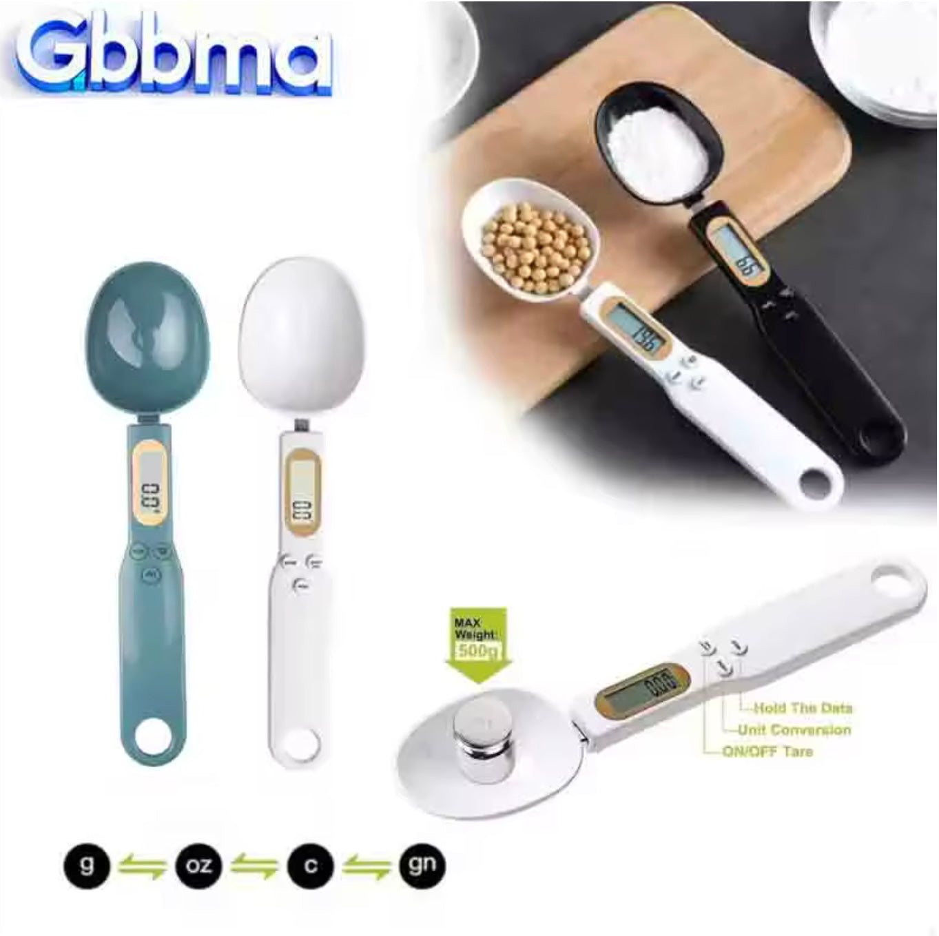 Kitchen Scale Spoon – Electronic 0.1 - 500g