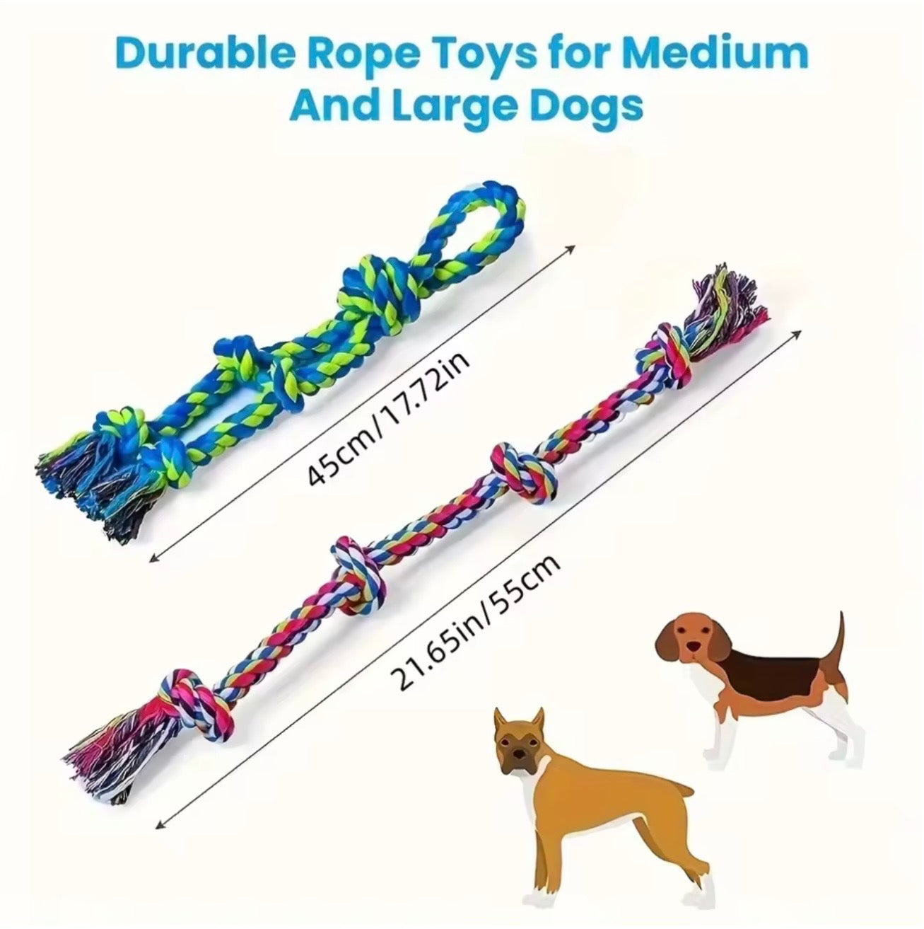 Knot Dog Toys – Indestructible & Durable