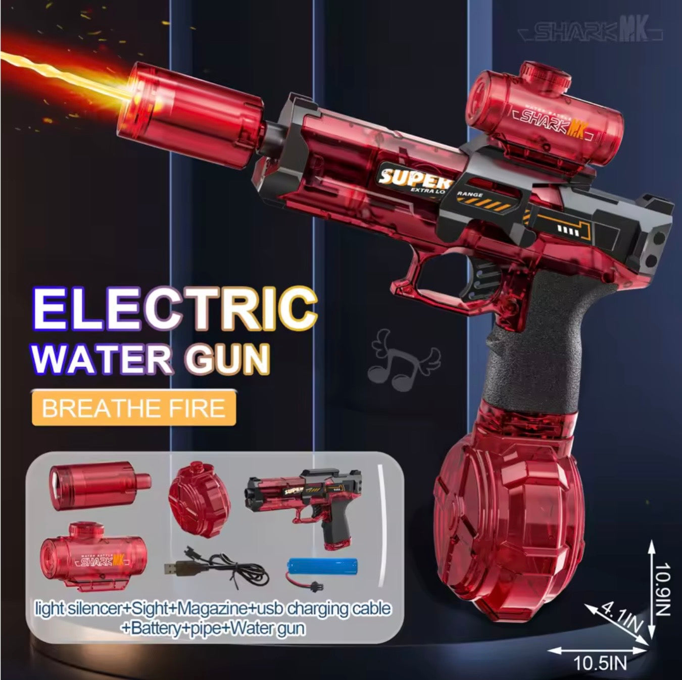 Childrens electric water gun