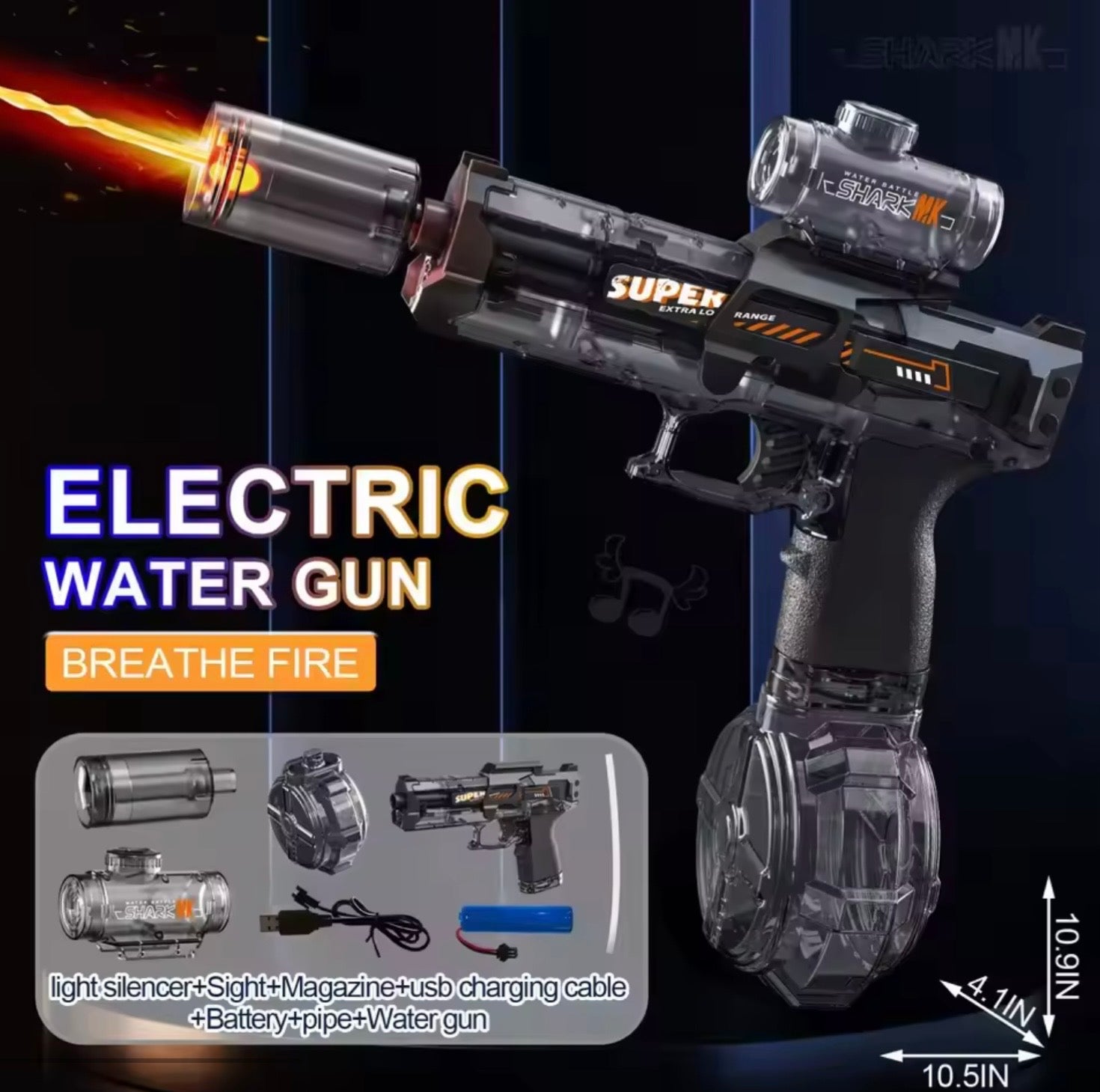 Childrens electric water gun