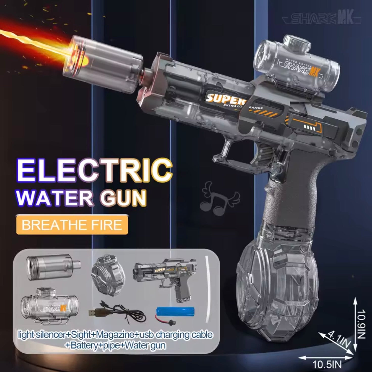 Childrens electric water gun
