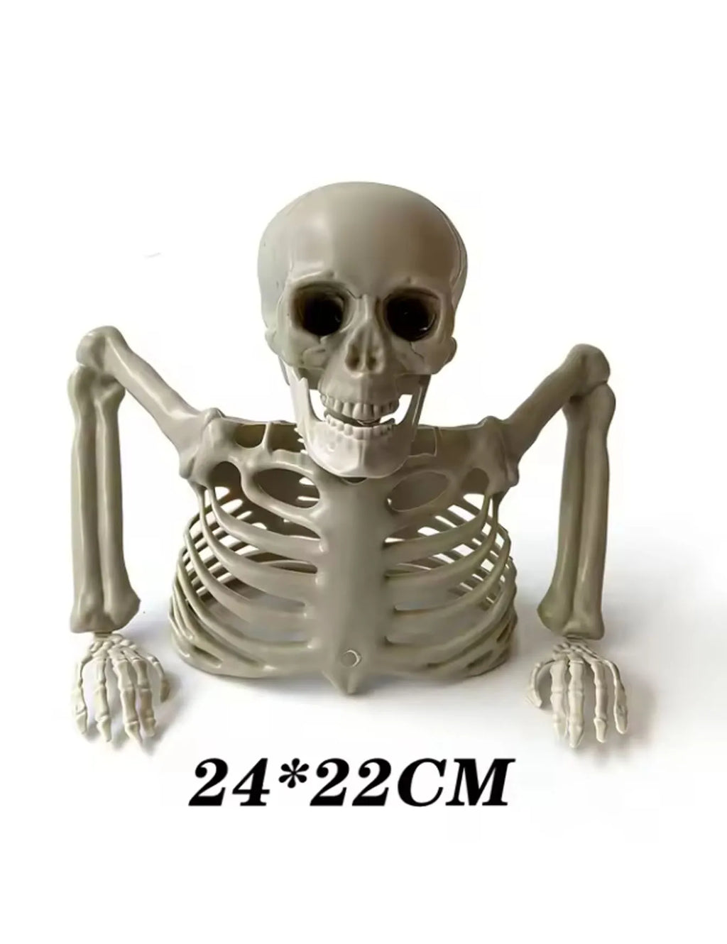 Halloween Half-Skeleton Decoration