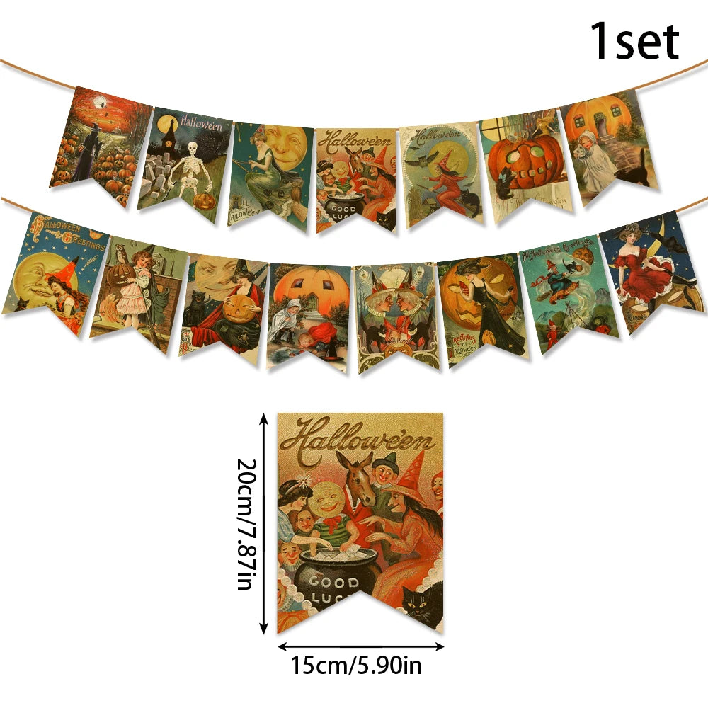 Halloween Paper Signs & Hanging Decorations