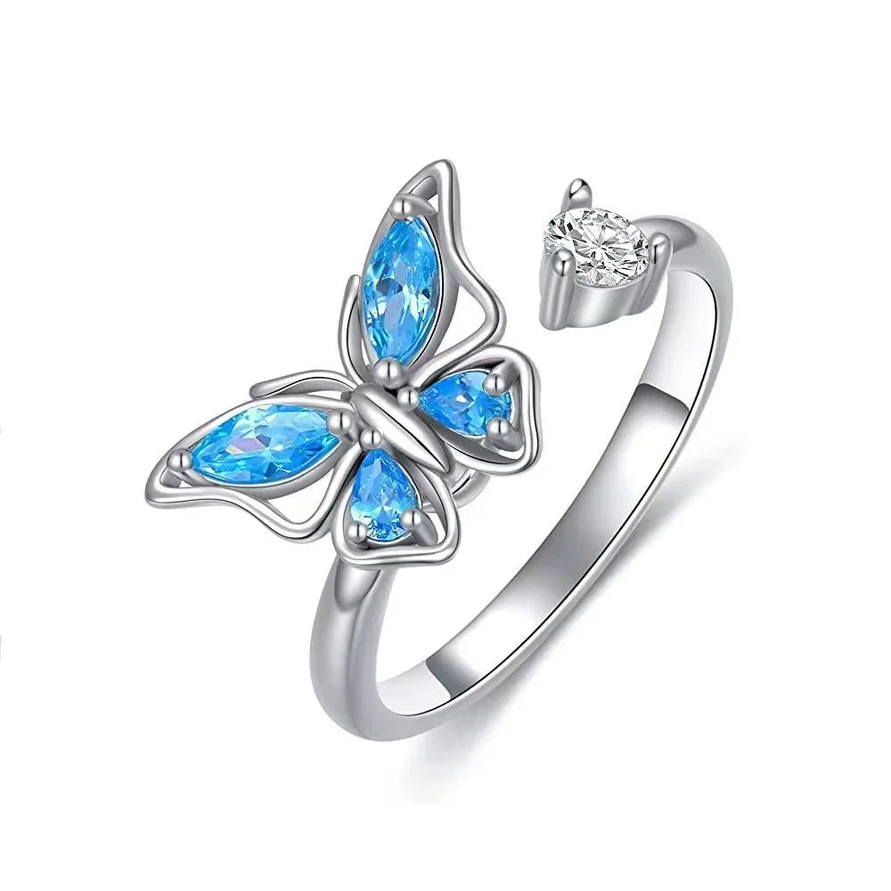 Elegant Zircon Open Ring