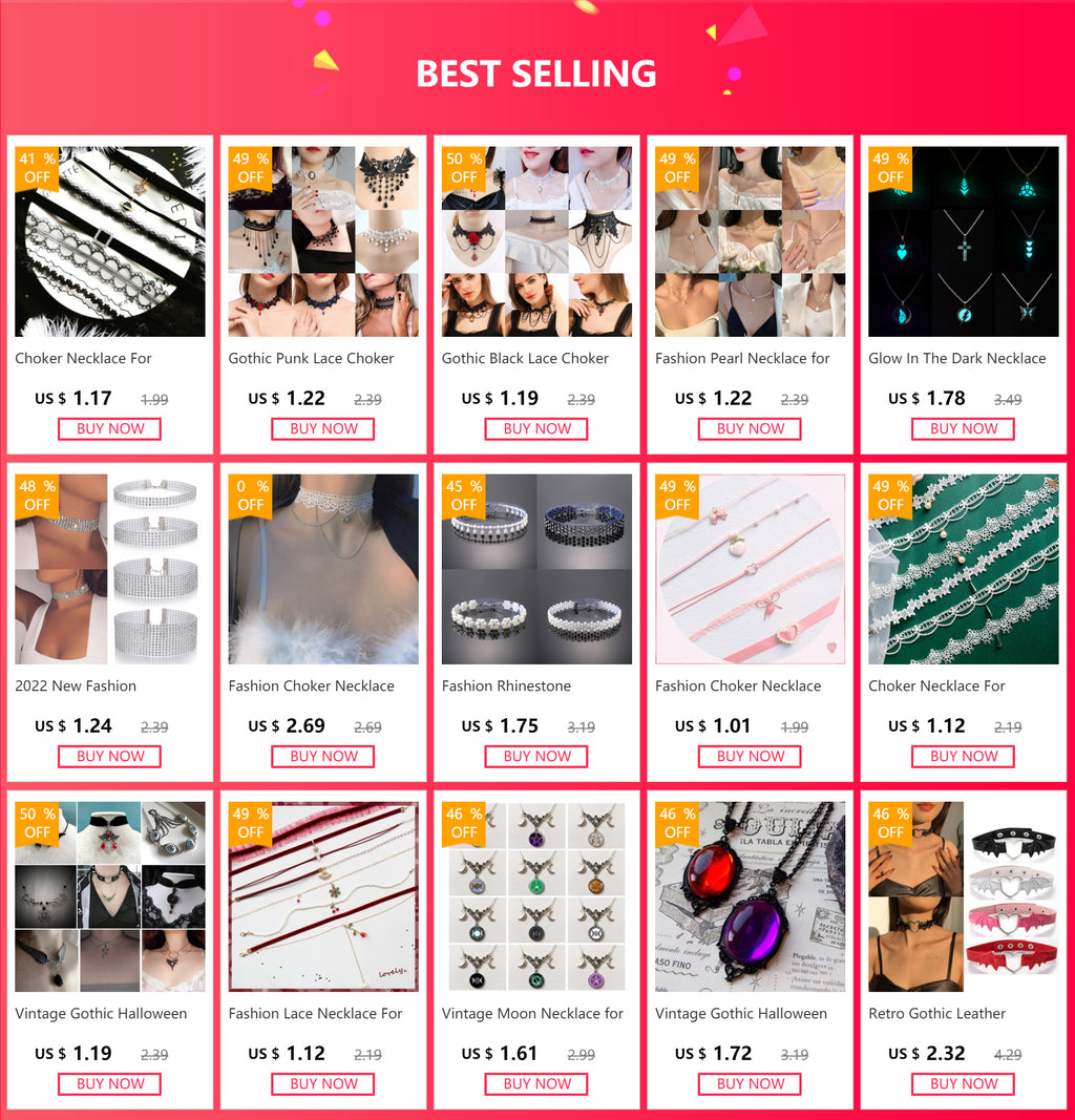 Fashion Velvet Lace Necklace – Women