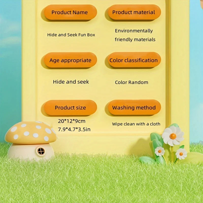 Kids Pop-Up Animal Learning Box