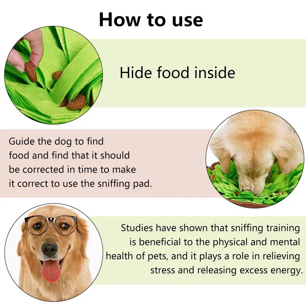 Pet Snuffle Mat – Interactive Feed Game