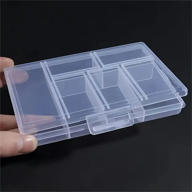 Transparent Double Buckle Jewelry Storage Box