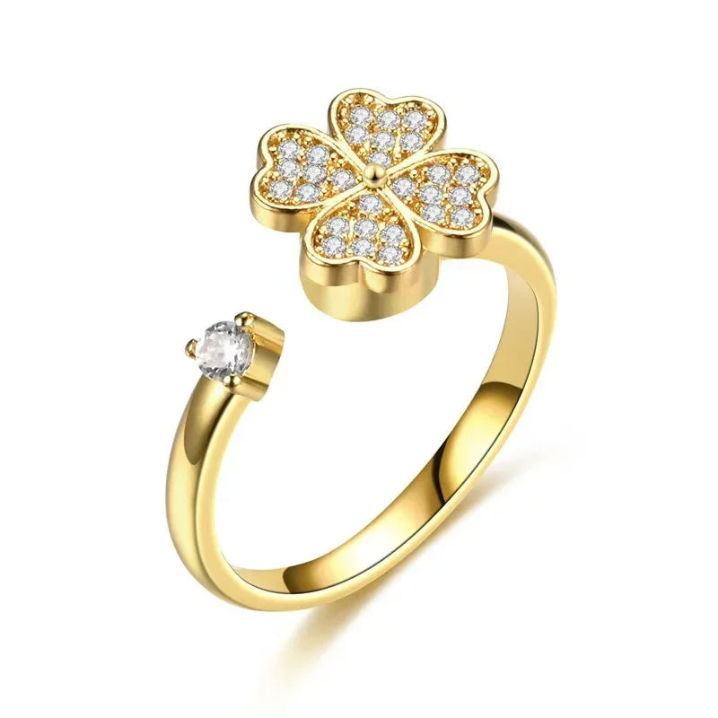 Elegant Zircon Open Ring
