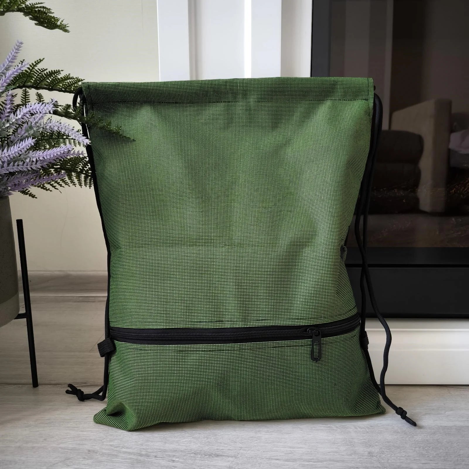 Foldable Drawstring Backpack – Lightweight Unisex