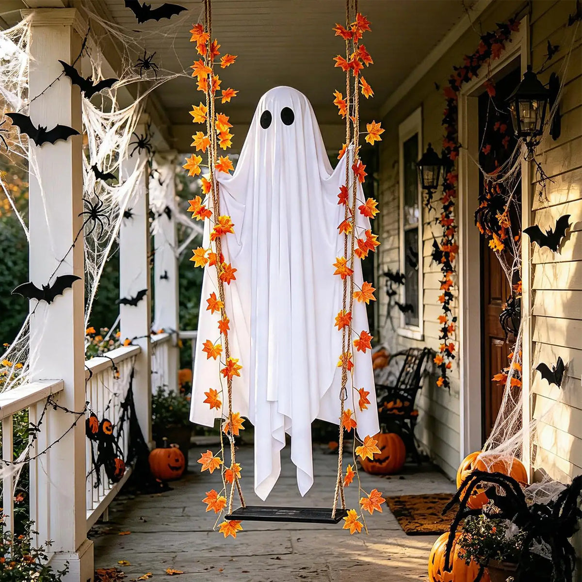 Halloween Remote-Control Swing Ghost
