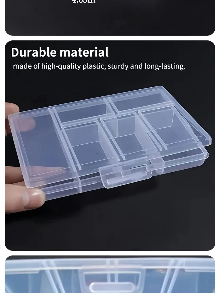 Transparent Double Buckle Jewelry Storage Box