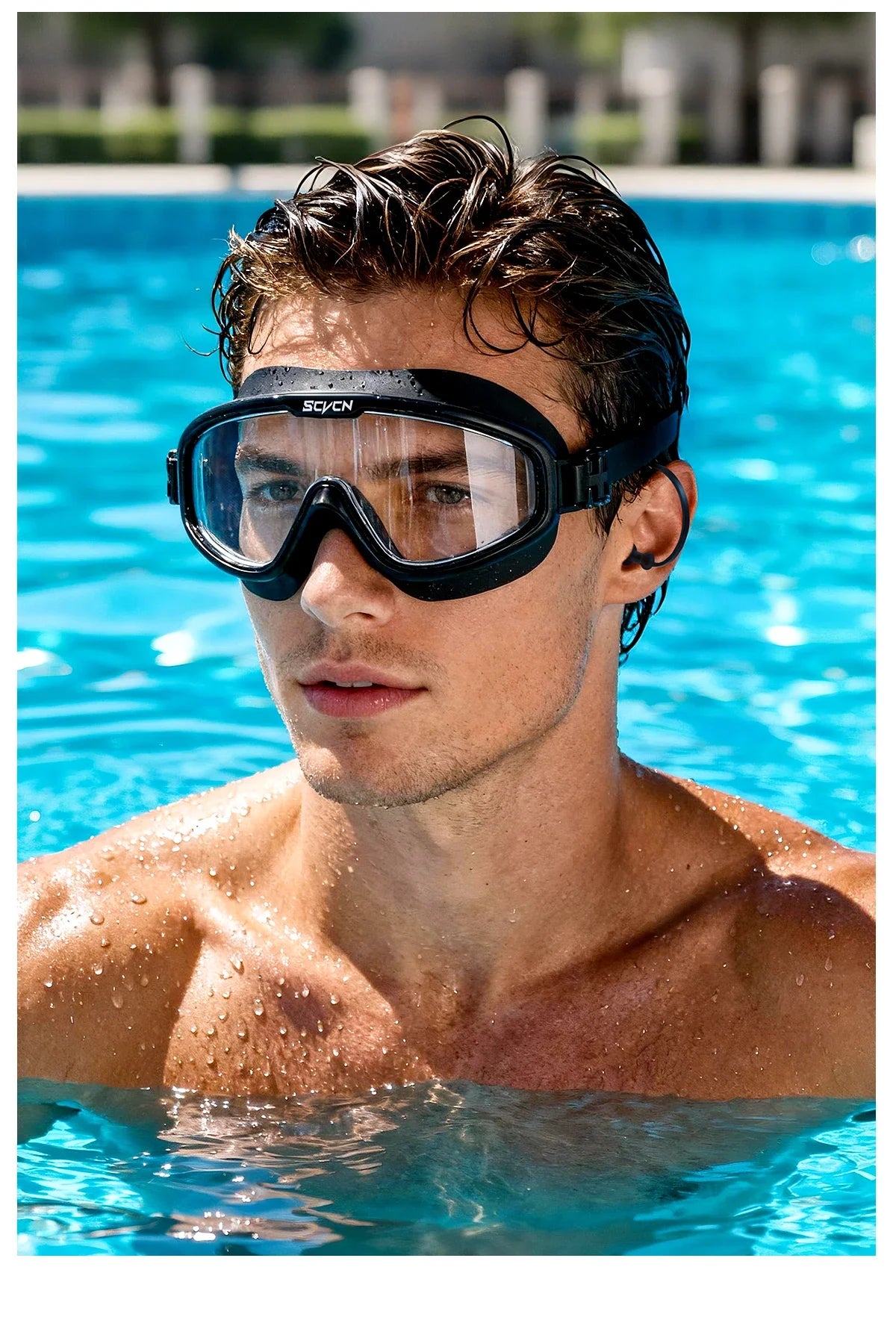 SCVCN Anti-Fog Swimming Goggles