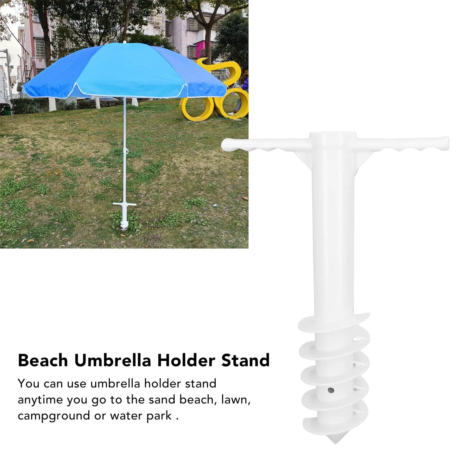 Spiral Beach Umbrella Stand