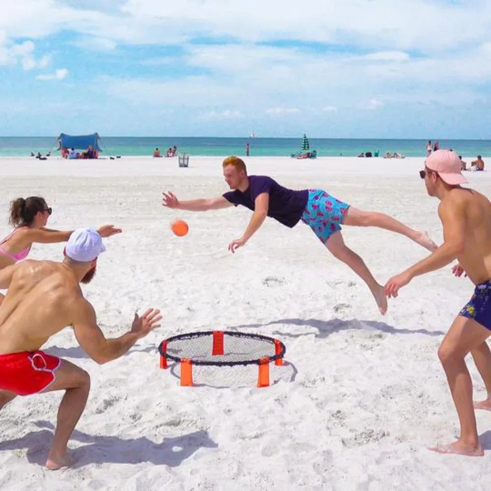 Beach Volleyball Set with Net
