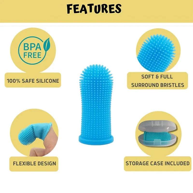 Super Soft Pet Finger Toothbrush – Silicone