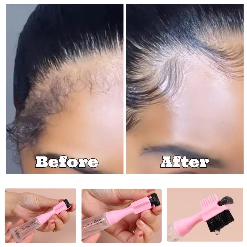 Edge Control Hair Gel with Brush - 10ml