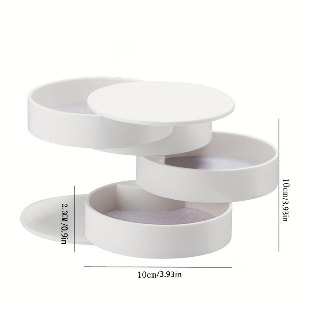 Rotating Multi-Layer Jewelry Storage Box