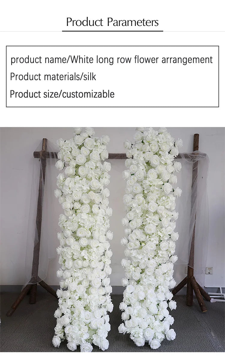 Artificial Rose Table Runner – Decor