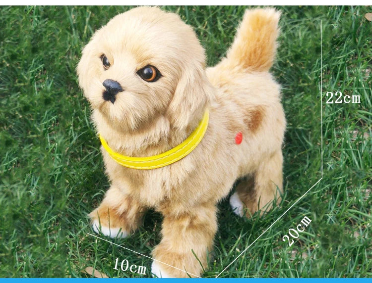 Electric Plush Robot Dog – Voice Control