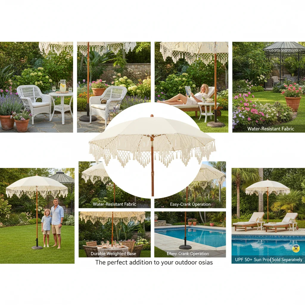 Please Note: 6 Weeks Delivery – Large Outdoor Umbrella