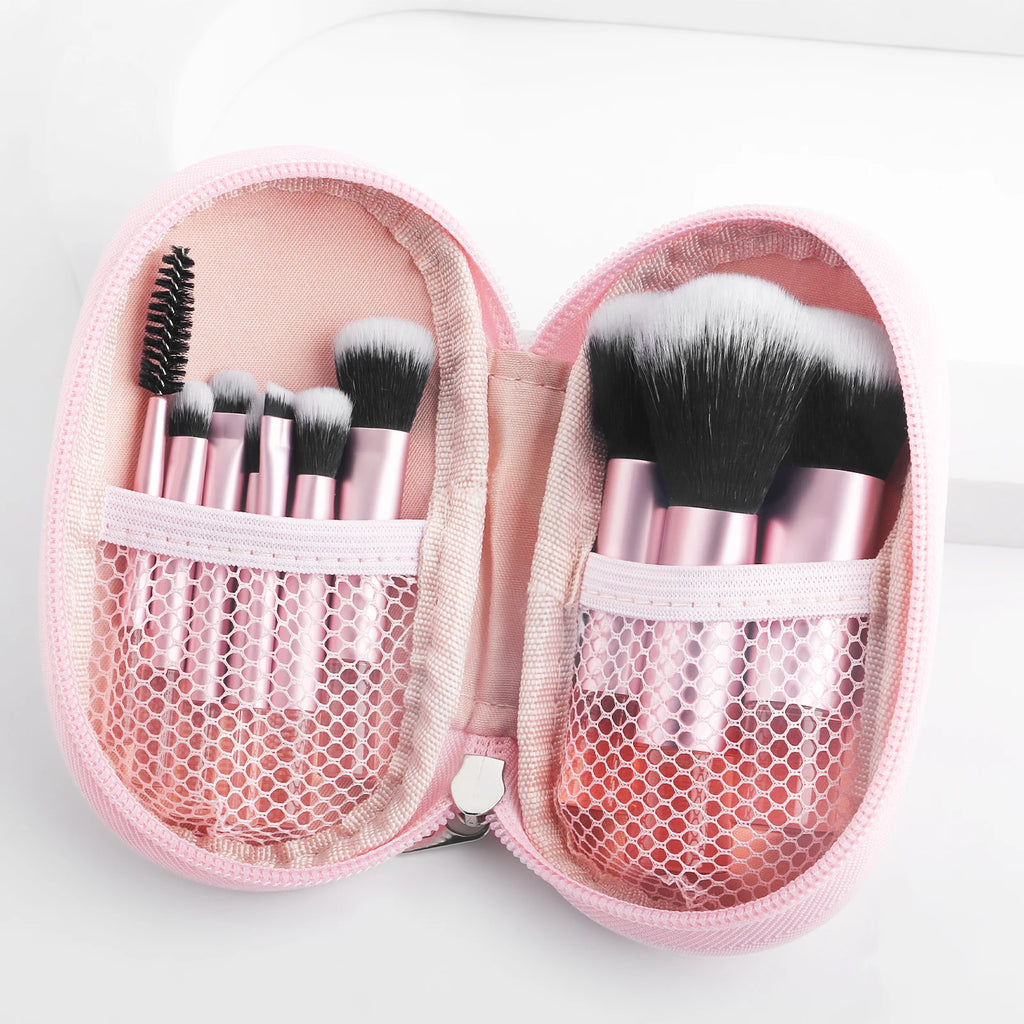 Portable 10pcs Makeup Brush Kit