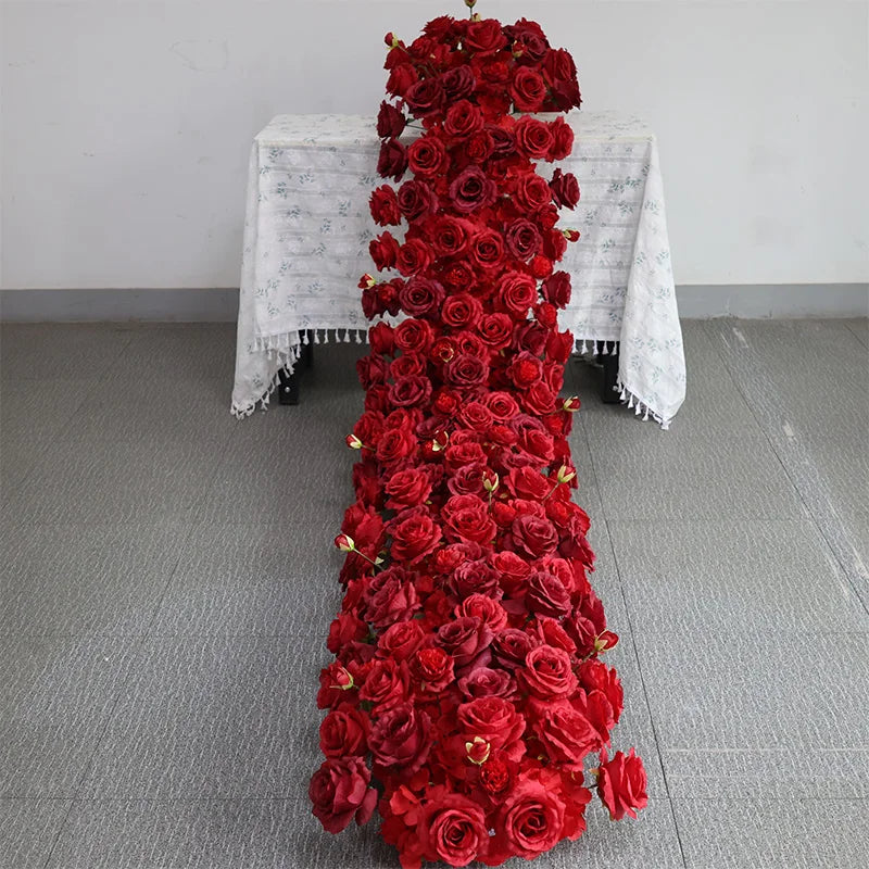 Artificial Rose Table Runner – Decor