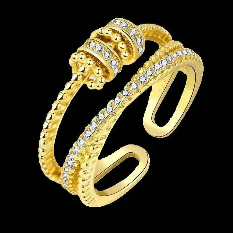 Elegant Zircon Open Ring