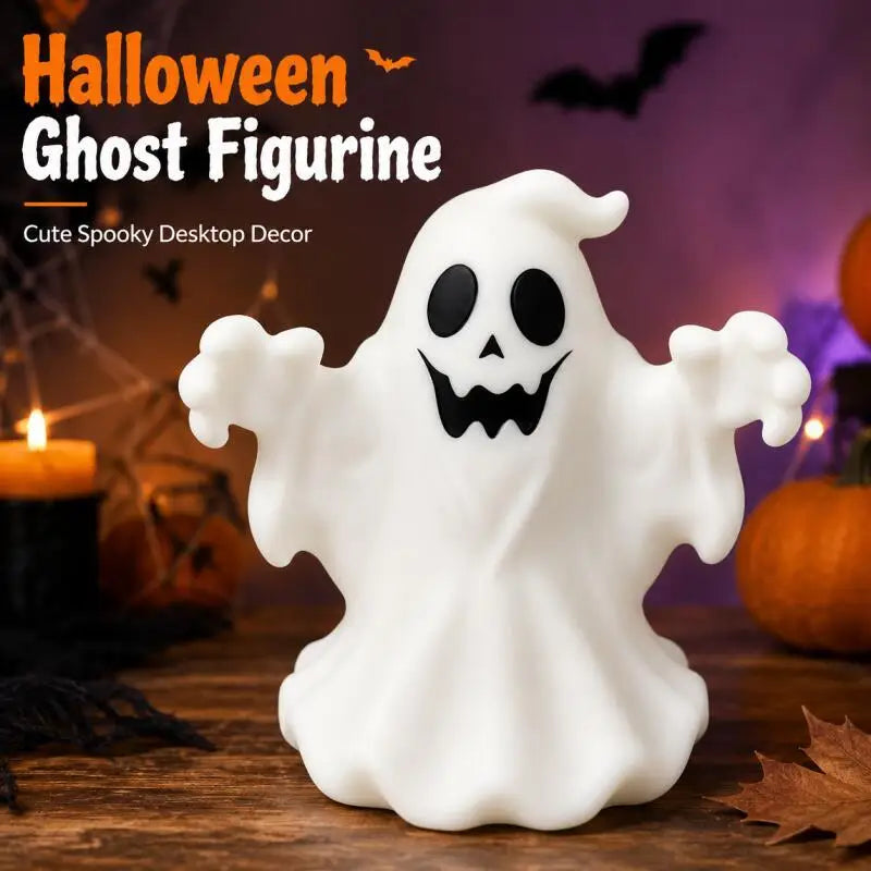 Halloween Smiling Ghost Figurine