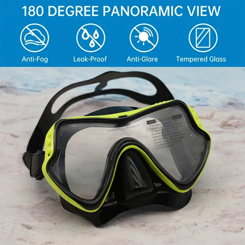 Large Frame Diving Goggles