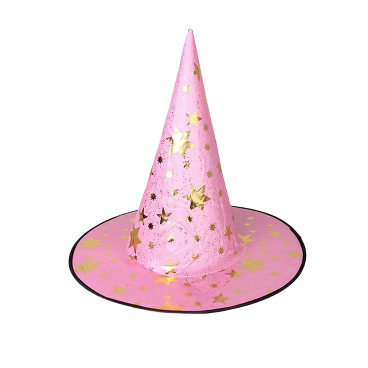 Halloween Star-Print Witch Hat
