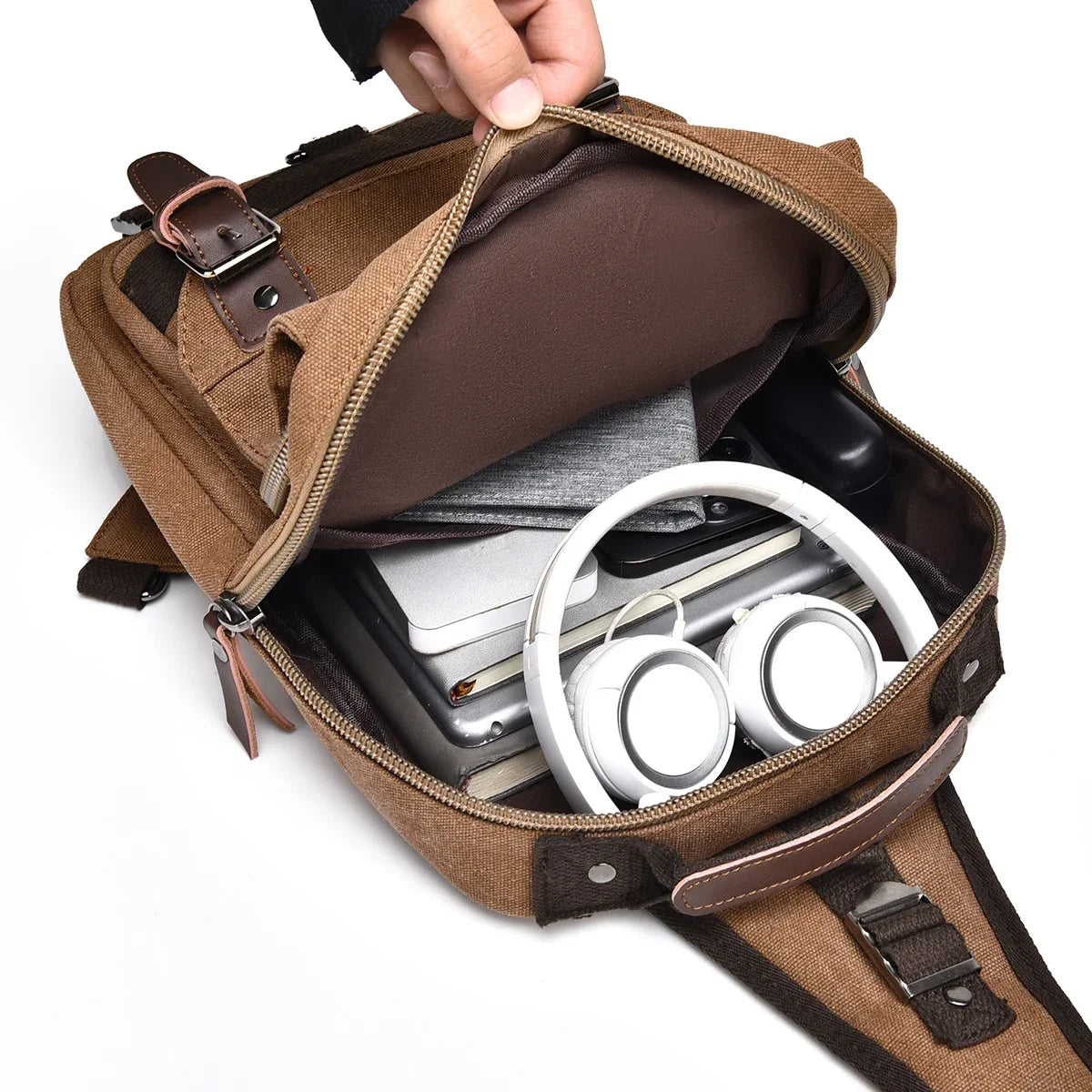 Small Canvas Backpack 20L