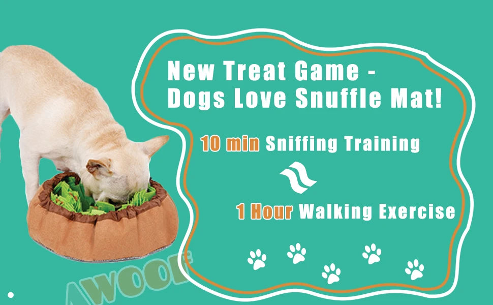 Pet Snuffle Mat – Interactive Feed Game