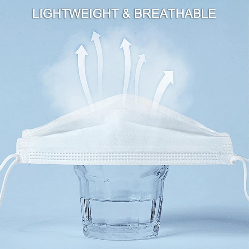 50Pcs 3-layer protective Face Masks