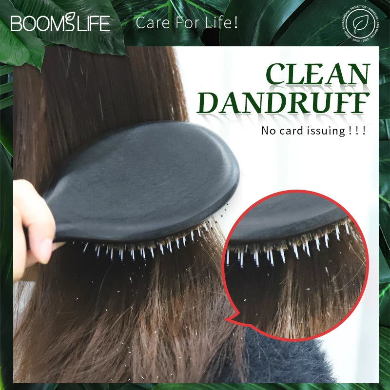 Boar Bristle Hair Brush - Detangle