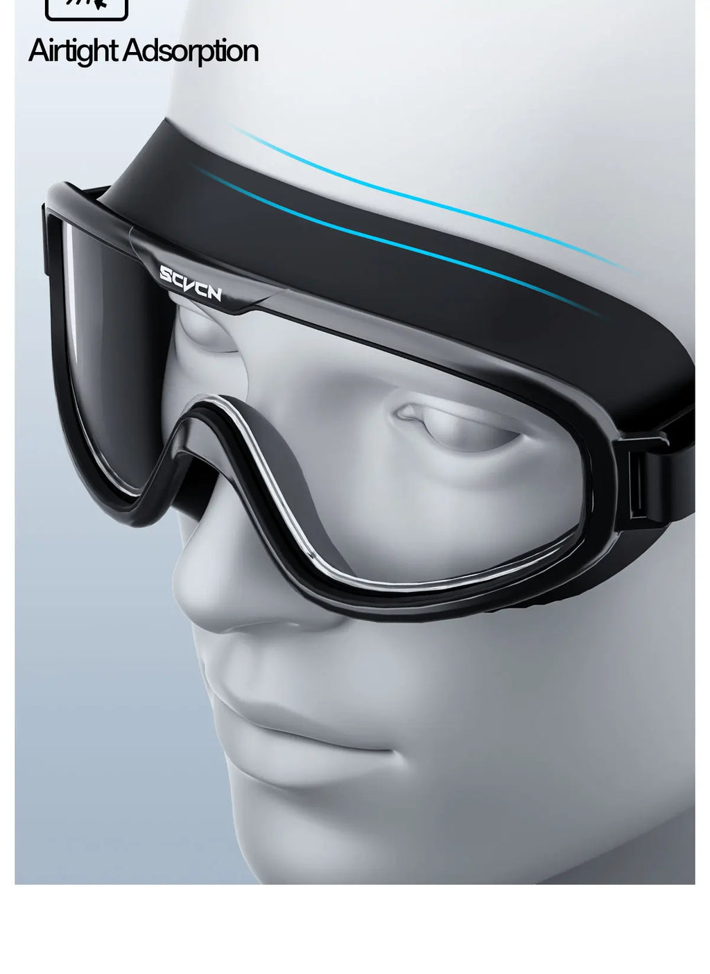 SCVCN Anti-Fog Swimming Goggles