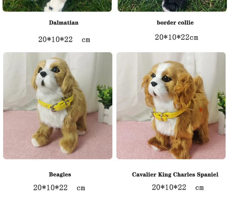 Electric Plush Robot Dog – Voice Control