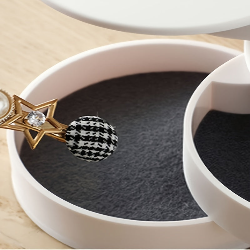 Rotating Multi-Layer Jewelry Storage Box