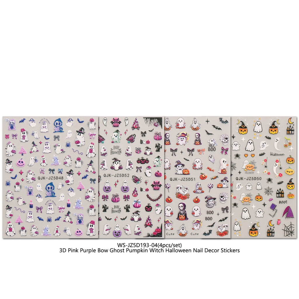 Halloween Raised Nail Stickers