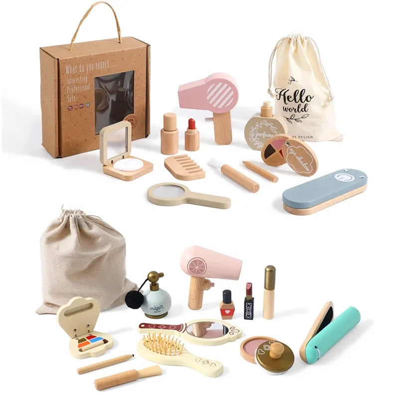 Wooden Makeup & Cosmetic Pretend Play Toys