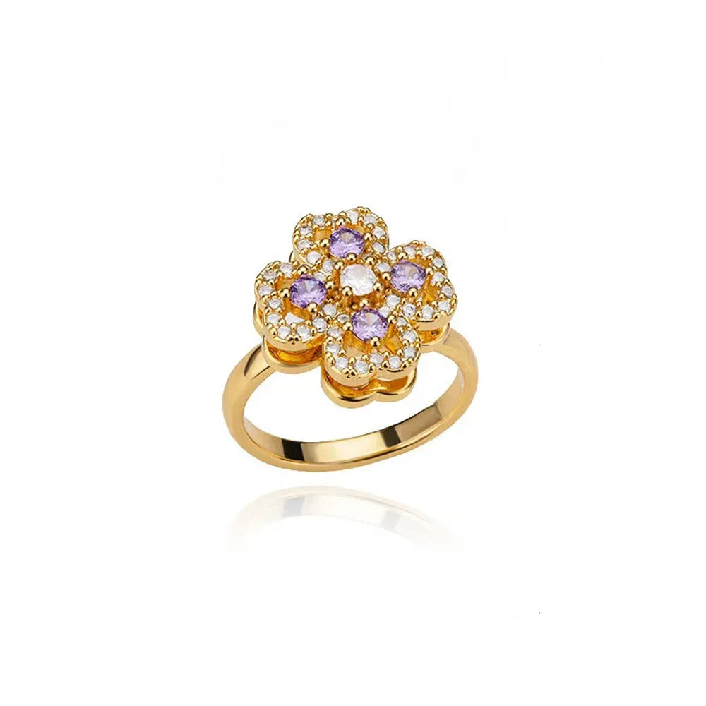 Elegant Zircon Open Ring