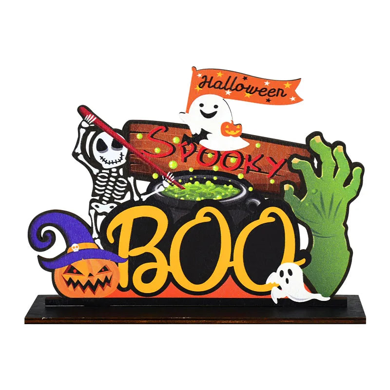 Halloween Wooden Signs & Ornaments