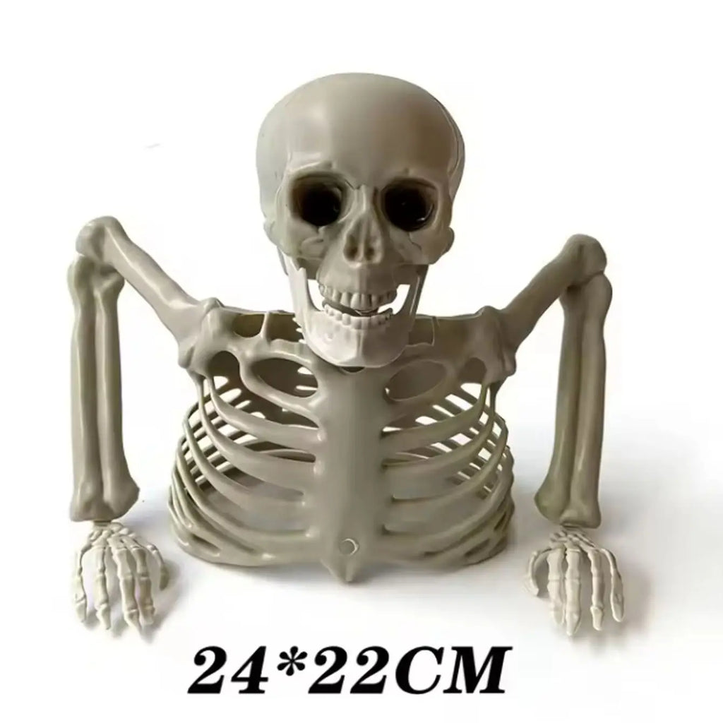 Halloween Half-Skeleton Decoration