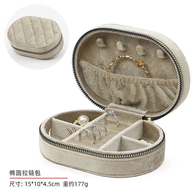 Exquisite Jewelry Organizer with Flip Cover