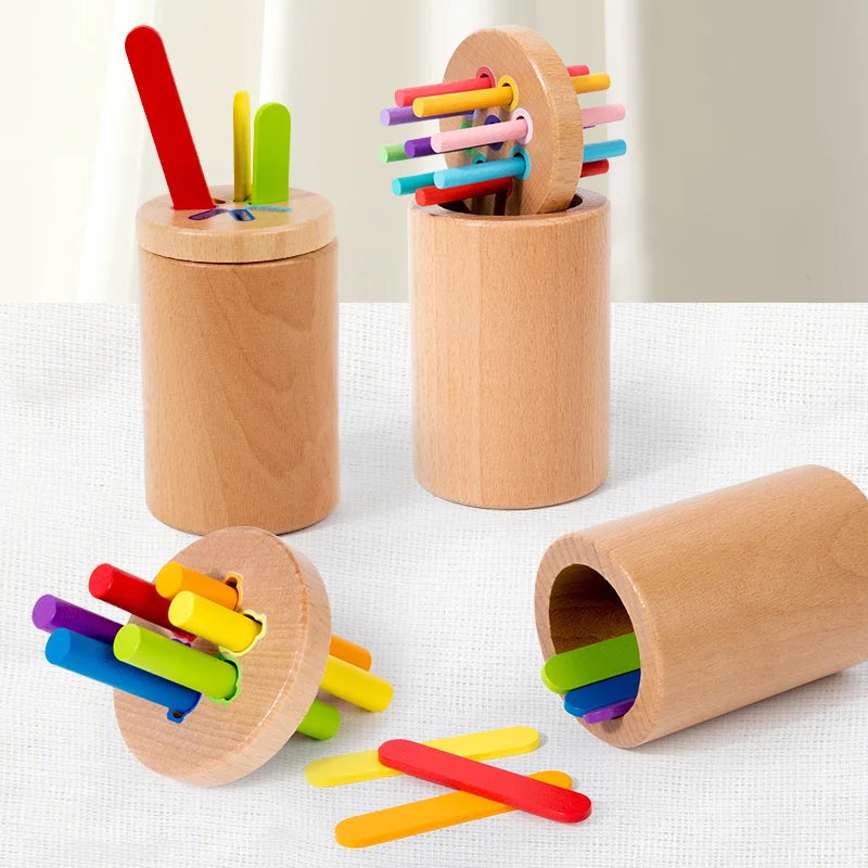 Kids Wooden Color Sorting Toy