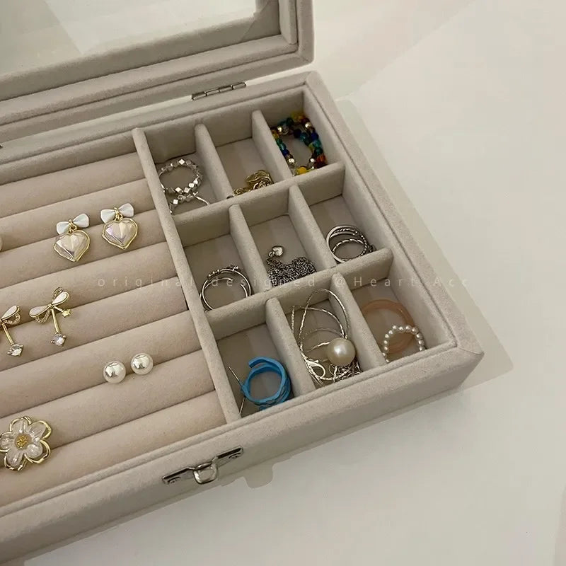 Jewelry Organizer Box – Necklace, Ring & Earring Holder