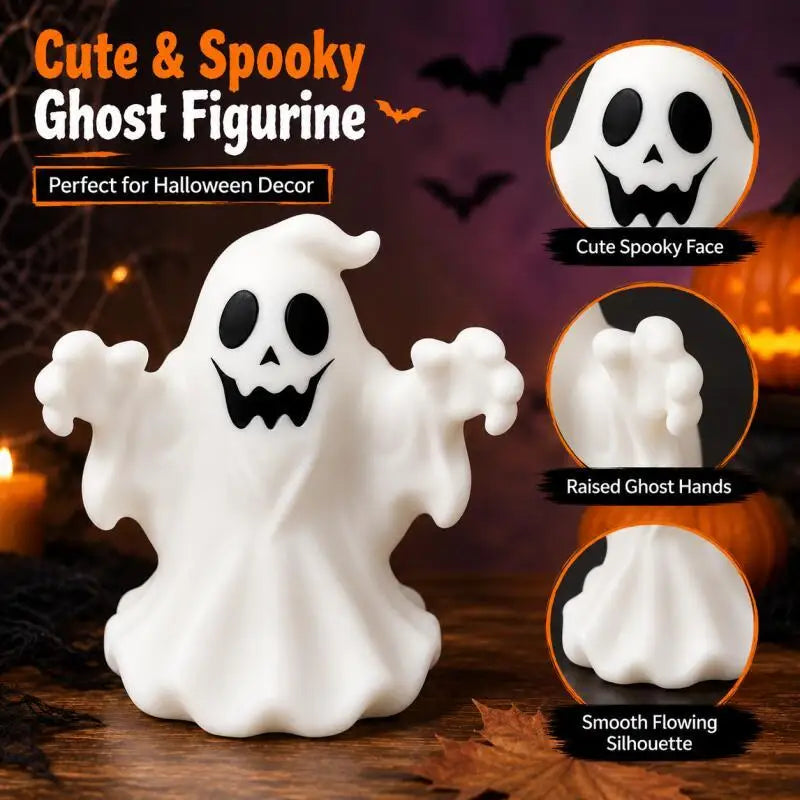 Halloween Smiling Ghost Figurine