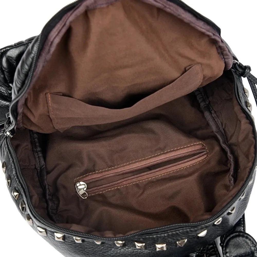 Stylish Rivet Backpack for Men & Women