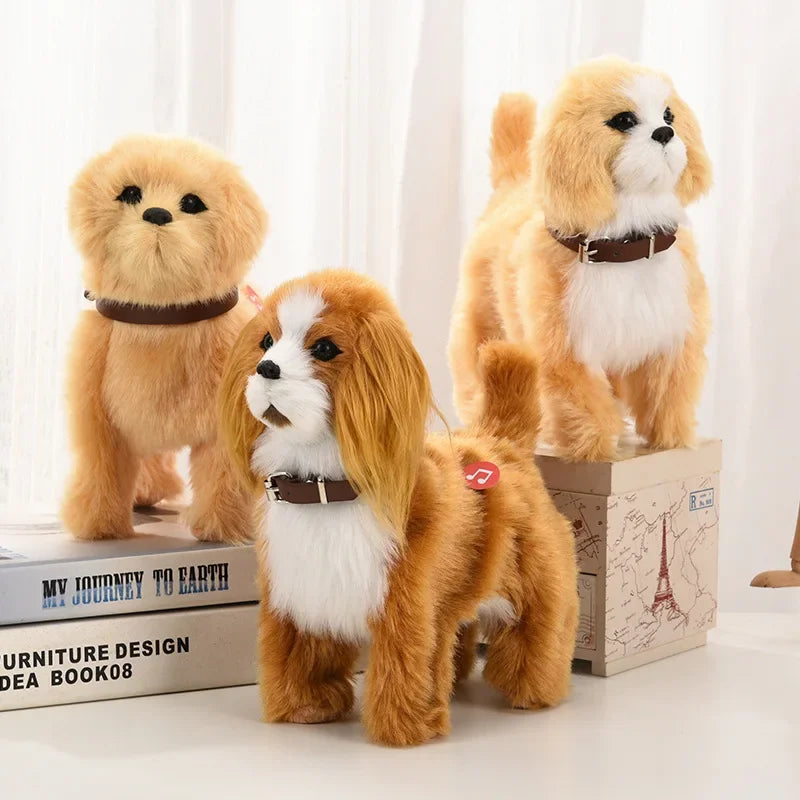Electric Plush Robot Dog – Voice Control